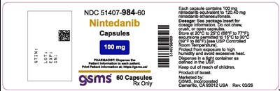 51407-984-60lb (Nintedanib Capsules 100mg)